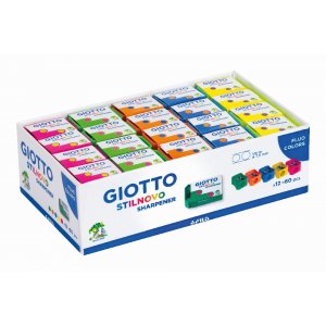 Bleistiftspitzer Giotto Stilnovo - 1 Stück, zufällige Farbe Bleistiftspitzer Giotto Stilnovo - 1 Stück, zufällige Farbe