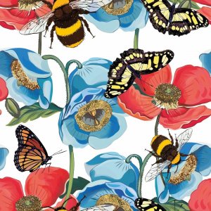 Gemusterter Jersey 145 cm - Hummel - Makaonfjaril - Weiß Gemusterter Jersey 145 cm - Hummel - Makaonfjaril - Weiß
