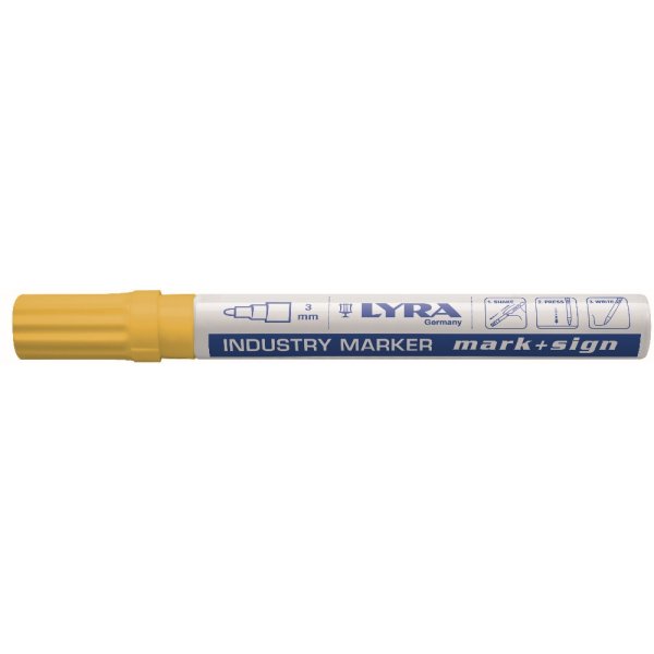 Permanentmarker Mark&Sign 2-4 mm - Gelb
