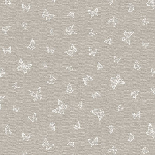 Plane PVC Schmetterling - Beige