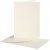 Postkarte mit Umschlag - gebrochenes Weiß - 10,5 x 15 cm - 10 Stk Postkarte mit Umschlag - gebrochenes Weiß - 10,5 x 15 cm - 10 Stk