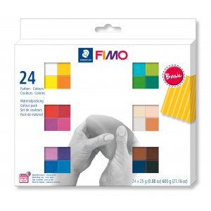 Modell Fimo Soft Set 24x1/2 - Basic Modell Fimo Soft Set 24x1/2 - Basic