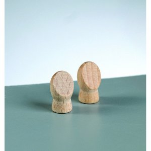 Holzhände L 18 x 10 mm - unbehandelt 4 Stk. 5 mm Bohrloch Holzhände L 18 x 10 mm - unbehandelt 4 Stk. 5 mm Bohrloch