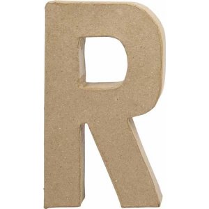 Pappbuchstabe - R - 5 cm Pappbuchstabe - R - 5 cm