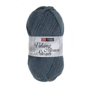 Wikingergarn Alpaca Storm 50g - Jeansblau (529) Wikingergarn Alpaca Storm 50g - Jeansblau (529)