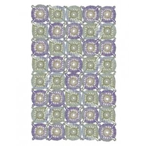 Strickmuster - Plaid aus 3-fachem Garn Strickmuster - Plaid aus 3-fachem Garn