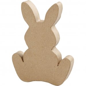 Pappmach�-Hase - H�he 18 cm