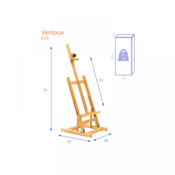 Staffelei - Tisch Nr. 10 - Ventoux