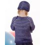 Strickmuster - Gestrickter gestreifter Pullover und Mtze