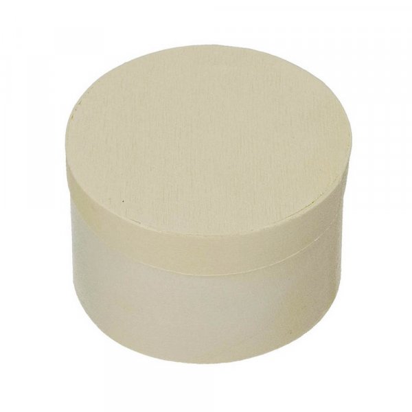 Sperrholzkiste  65 mm H 40 mm - unbehandelt rund