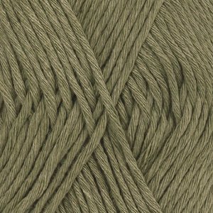 DROPS Cotton Light Uni Color Garn - 50 g - Khaki (12) DROPS Cotton Light Uni Color Garn - 50 g - Khaki (12)