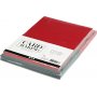 Karten und Umschlge - Grn und Rot - 11,5 x 16,5 cm - 50 Sets