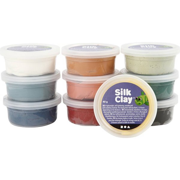 Silk Clay - matte Farben - 10 x 40 g