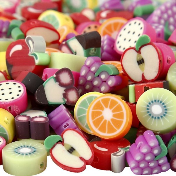 Figurenperlen - Obst - 200 Stk