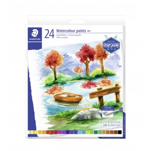 Aquarellfarbe 12 ml - 24 Farben