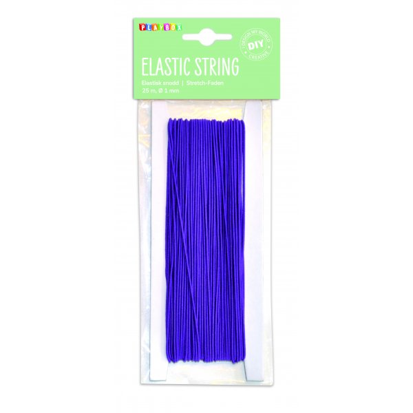Elastische Kordel lila 25 m � 1 mm