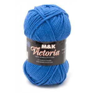 M&K Victoria-Garn - 50 g - Blau (760) M&K Victoria-Garn - 50 g - Blau (760)