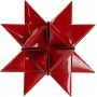 Sternstreifen - Rot - Glitzer, Lack - 6,5+11,5 cm - 40 Streifen