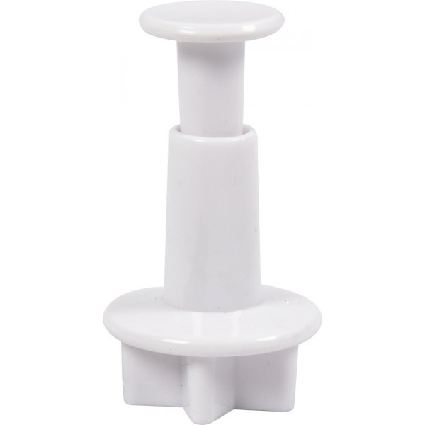 Geprgter Ausstecher - wei - Stern