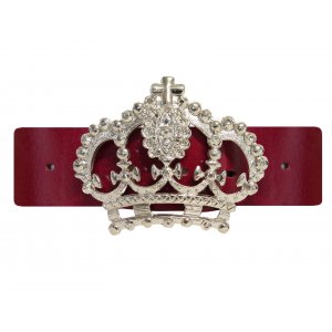 Damengürtel aus Lackleder - Rot - 90 cm Damengürtel aus Lackleder - Rot - 90 cm