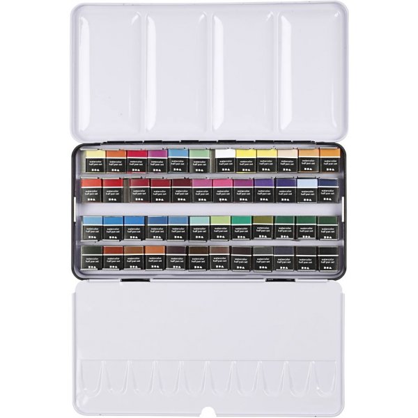 Art Aqua Aquarellfarben - Standardfarben - 48 Stk