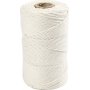 Makramee-Garn - gebrochenes Wei - 2 mm - 198 m