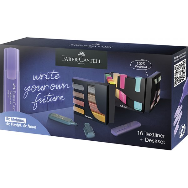 Textmarker-Set - Faber-Castell - TL 46 - 16 Stifte
