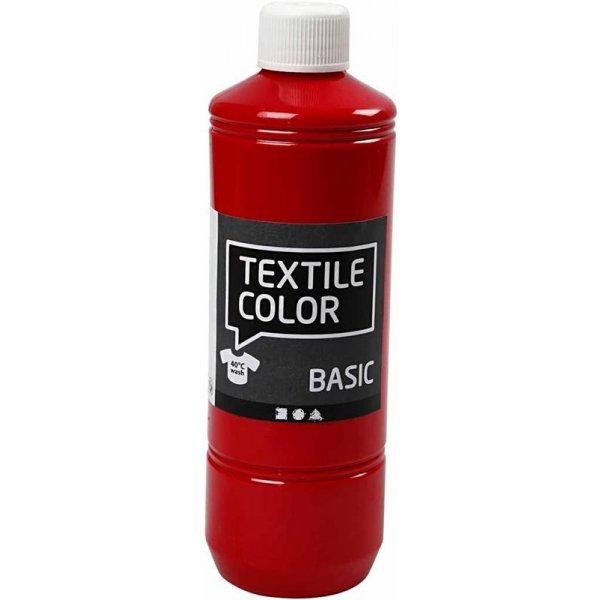 Textilfarbe Textilfarbe - Rot - 500 ml