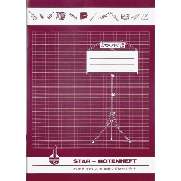 Noten - A4 Hochformat (8 Seiten) - 14