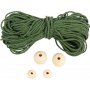 Mini-DIY-Kit - Makramee-Weihnachtsbaum
