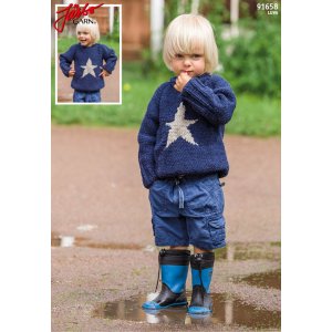 Strickanleitung - Kinderpullover mit Stern Strickanleitung - Kinderpullover mit Stern