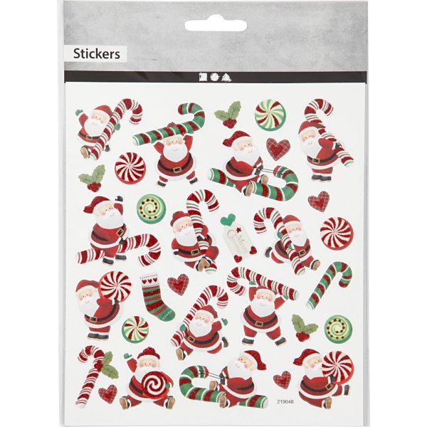 Aufkleber - Weihnachtsmann und Polka Pig Stick Aufkleber - Weihnachtsmann und Polka Pig Stick