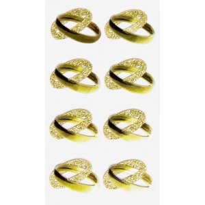 Aufklebermix - Ringe - Gold Aufklebermix - Ringe - Gold