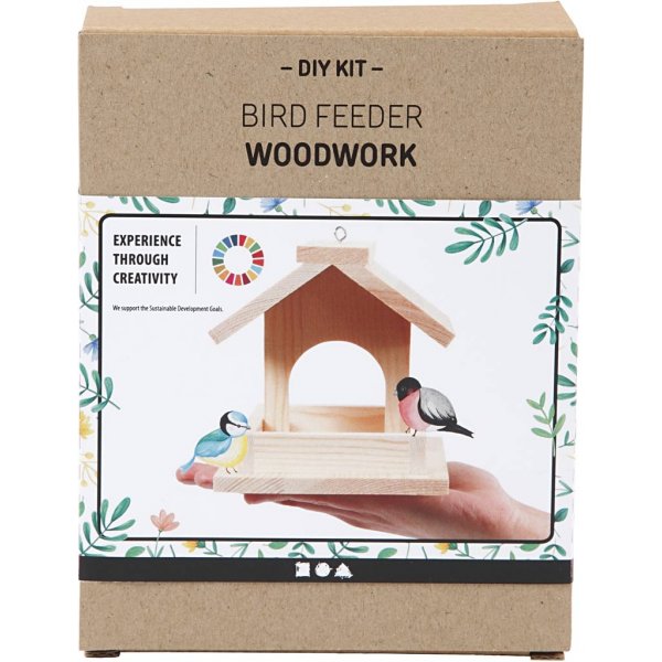 Bastelset - Vogelhuschen aus Holz