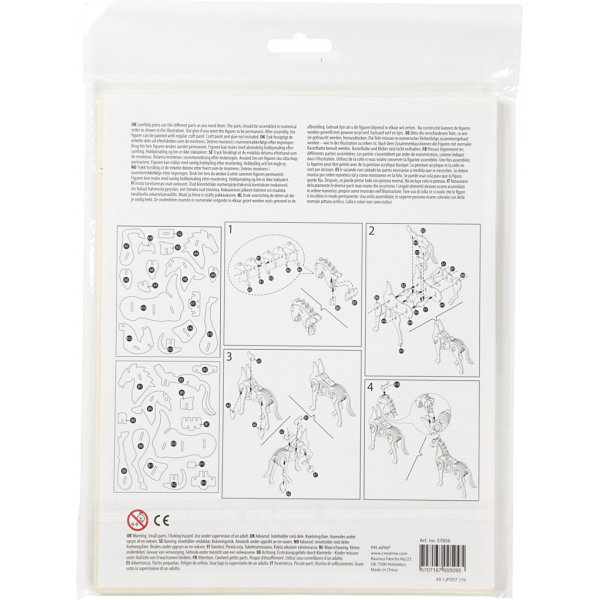 3D-Konstruktionsfigur - Pferd