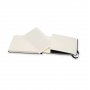 Aquarell-Notizbuchtasche, einfarbig, harte Rckseite - Schwarz
