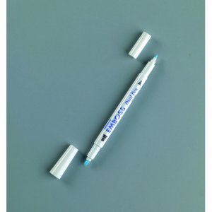 Prägestift 17,5 cm - transparent 2 Enden Prägestift 17,5 cm - transparent 2 Enden