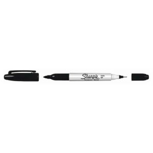Sharpie Twin Tip Permanentmarker - Schwarz Sharpie Twin Tip Permanentmarker - Schwarz
