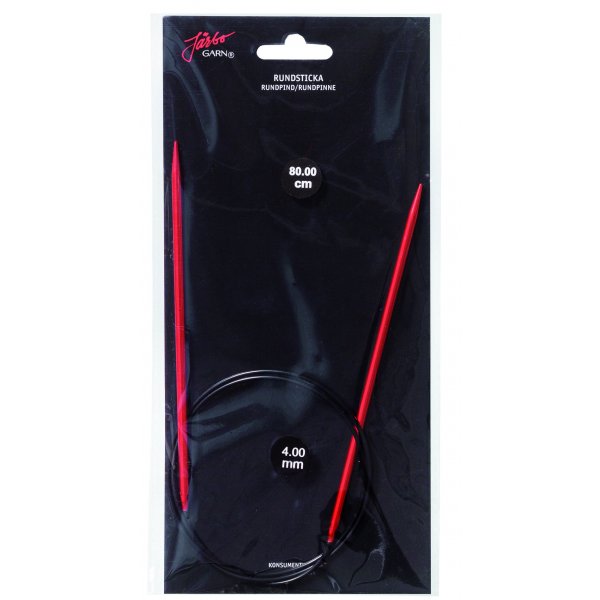 Rundstricknadeln Alu - 80 cm (2-12 mm mehrere Optionen)