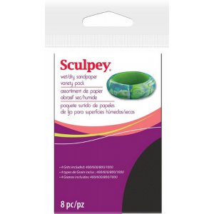 Sculpey Nass-/Trockenschleifpapier - 8 Stück Sculpey Nass-/Trockenschleifpapier - 8 Stück