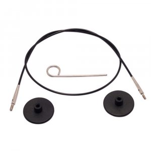 Single Cable KnitPro - Schwarz Single Cable KnitPro - Schwarz
