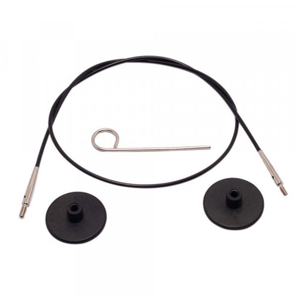 Single Cable KnitPro - Schwarz