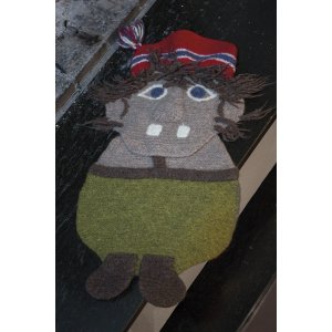 Strickanleitung - Sitzpolster Troll Strickanleitung - Sitzpolster Troll