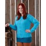 Strickanleitung - Pullover (lange Streifenstruktur)