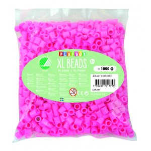 Rohrperlen XL 1000 St�ck rosa