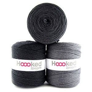 Zpagetti-Garn 900 g - Anthrazittöne Zpagetti-Garn 900 g - Anthrazittöne