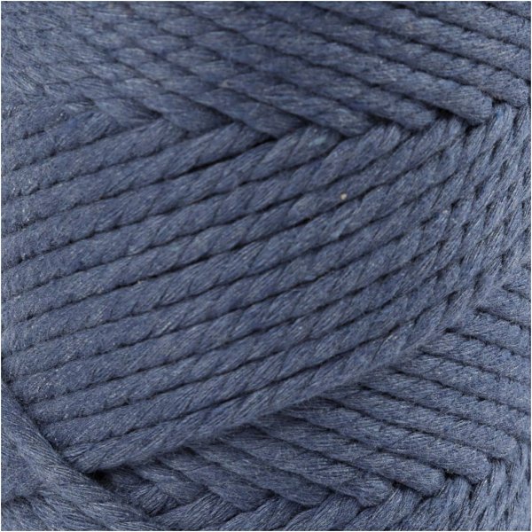 Makrameegarn - Blau - 4 mm - 55 m