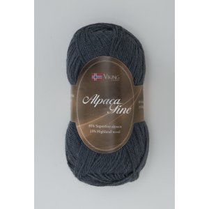 Wikingergarn Alpaka Fein 50g - Graublau (626) Wikingergarn Alpaka Fein 50g - Graublau (626)