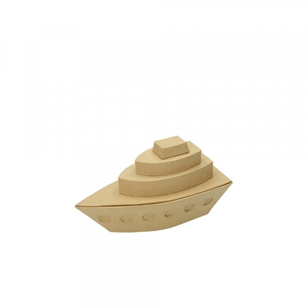 PappArt Box Dampfschiff - 22x10x11,5 cm