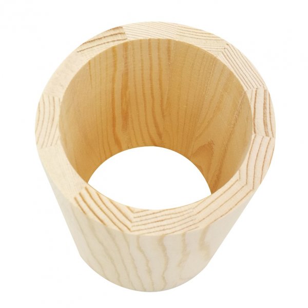 Stifthalter aus unbehandeltem Holz - 80 x 100 mm